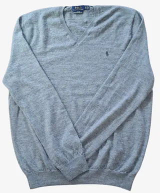 Jersey Polo Ralph Lauren Gris Talla XL