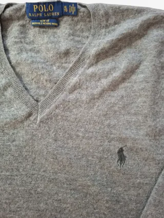 Jersey Polo Ralph Lauren Gris Talla XL