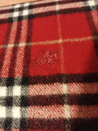 Bufanda Burberry Cuadros Lana Auténtica.( Cachemir