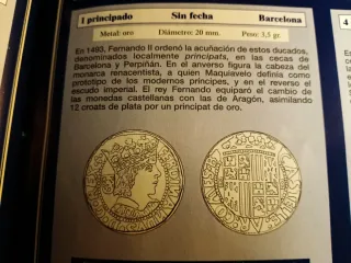 Moneda 1 principado Barcelona