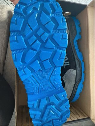 Zapatos de trabajo Trueno negros y azules