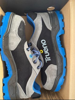 Zapatos de trabajo Trueno negros y azules