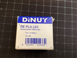 Regulador LED DINUY RE PLA LE2 12-48Vcc 8A