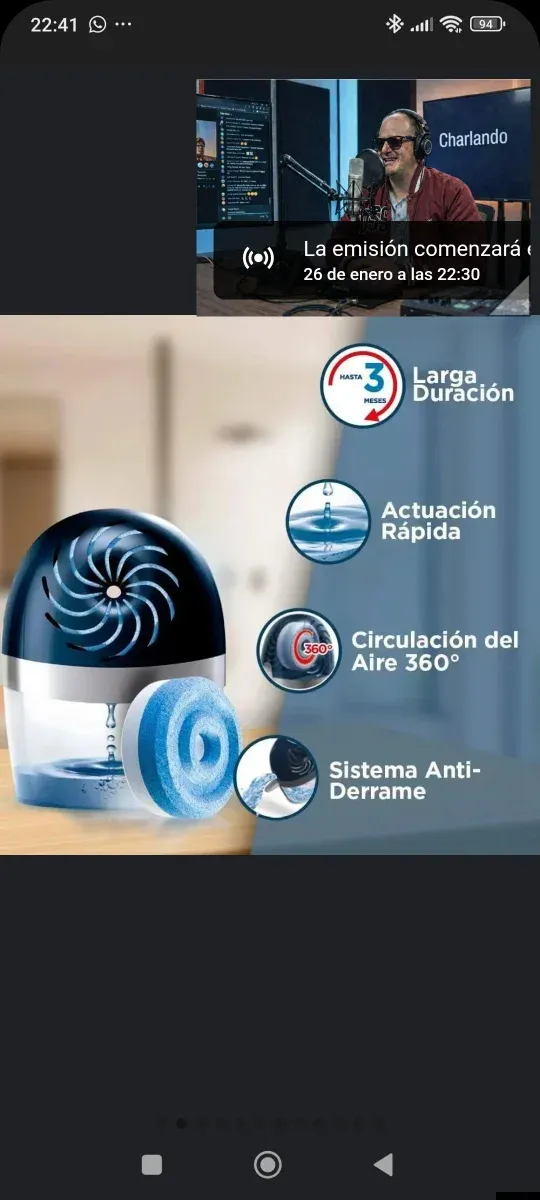 Deshumidificador Rubson Aero 360º Larga Duración