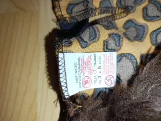 Disfraz troglodita niña 3 a 5 años