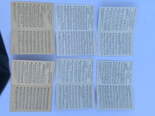 6 Postales Vintage Siglo XX Música