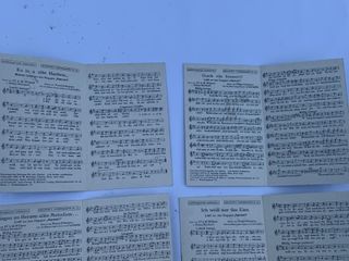 6 Postales Vintage Siglo XX Música