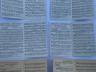 6 Postales Vintage Siglo XX Música