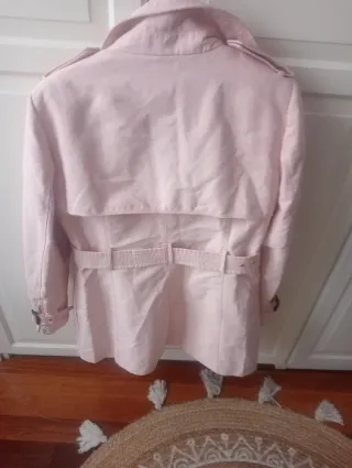 Gabardina rosa zara
