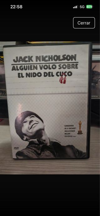 DVD Alguien voló sobre el nido del cuco