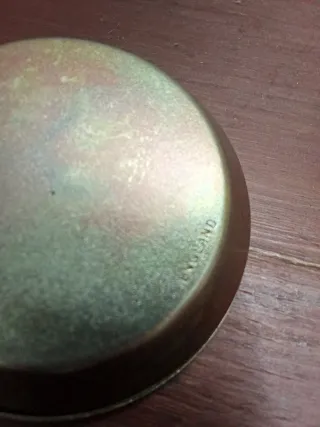 Miniatura aquecedor de cama inglês antigo