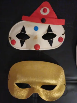 Maschere Carnevale - Set 3 Pezzi