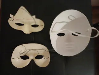 Maschere Carnevale - Set 3 Pezzi