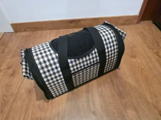 Bolso transportín perro/gato cuadros