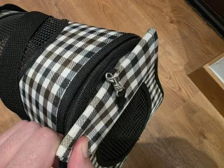 Bolso transportín perro/gato cuadros