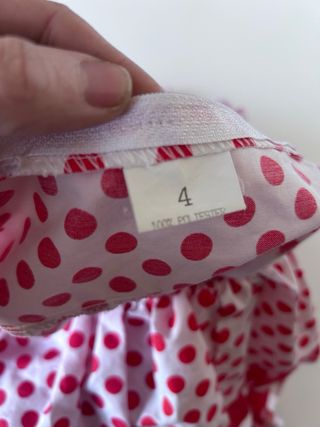 Disfraz Flamenca Niña Talla 4