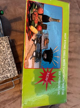 Set piedra caliente para mesa