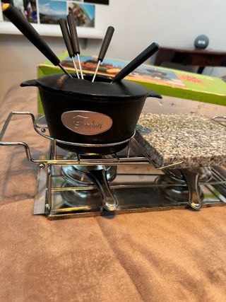 Set piedra caliente para mesa