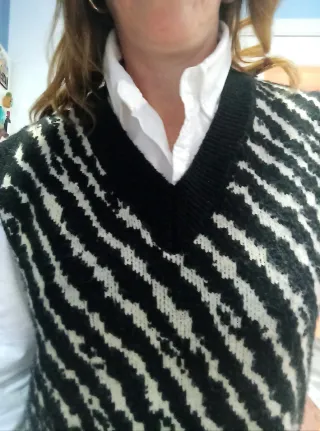 Chaleco de punto talla M/L