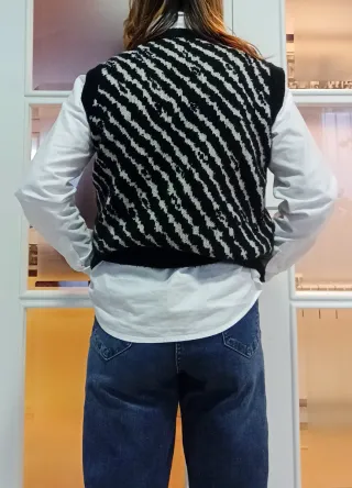 Chaleco de punto talla M/L