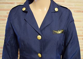DISFRAZ DE AZAFATA DE VUELO - Talla XS