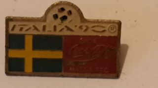 Pin Coca-Cola Italia '90 Suecia