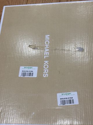 Zapatos Michael Kors Dorados Talla 38.5