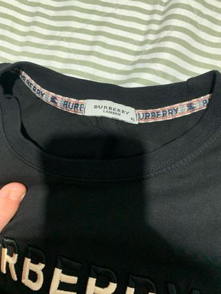 Camiseta Burberry Negra