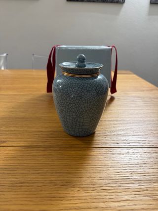 Vaso Cinese con The Verde con Scatola