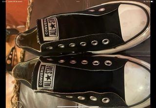 Converse plataforma negras