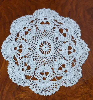 3 Pañitos tapetes Ganchillo. Artesanal