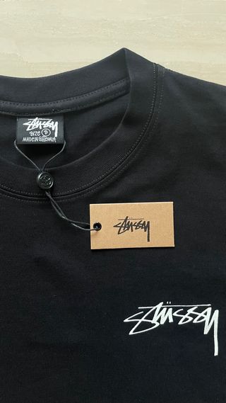 T-shirt Stussy Spider Nera Taglia S