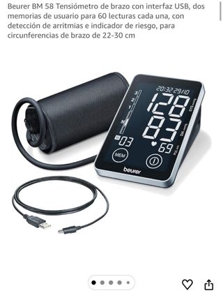 Tensiómetro Beurer BM 58 USB