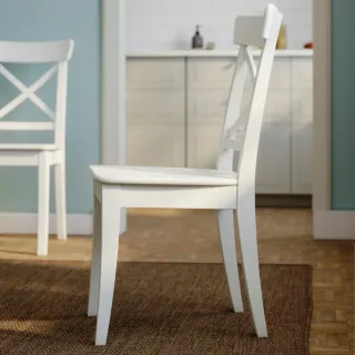 Silla Ikea Blanca Madera