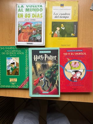 Lote de 5 libros infantiles y juveniles