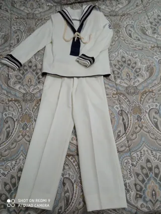 Traje comunión niño marinero talla 10/12