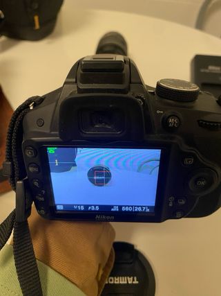 Nikon D3200 + 2 objetivos y accesorios