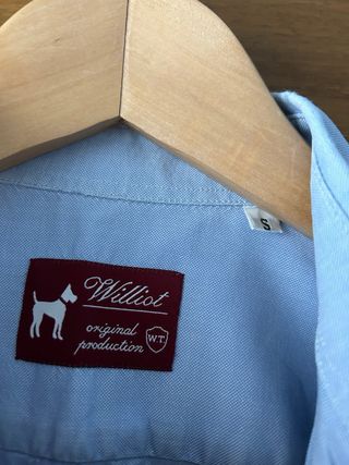 Camisa Williot azul hombre