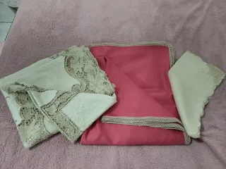 Set tovaglia fatta a mano antica