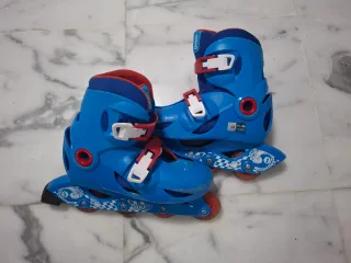 Patines Oxelo Azules con Protecciones y Bolso