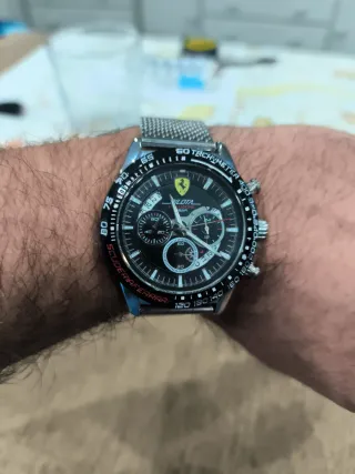 Reloj Ferrari Negro y plata