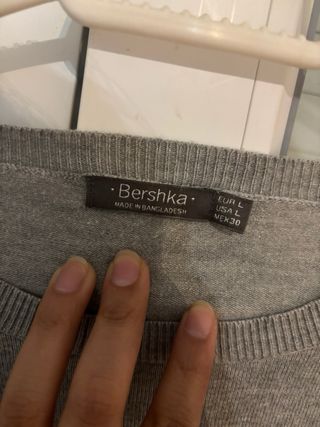 Jerseys Bershka y SHEIN grises