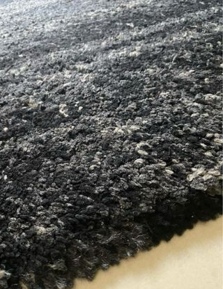 Alfombra degradado gris y negro