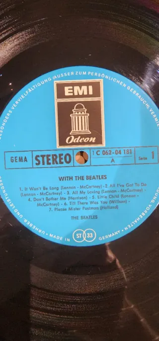 Vinilo The Beatles - With The Beatles (Alemania)