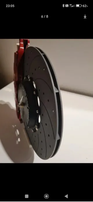 Orologio da tavolo a forma di disco freno 23cm cir