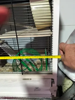 Jaula hámster con accesorios y demas