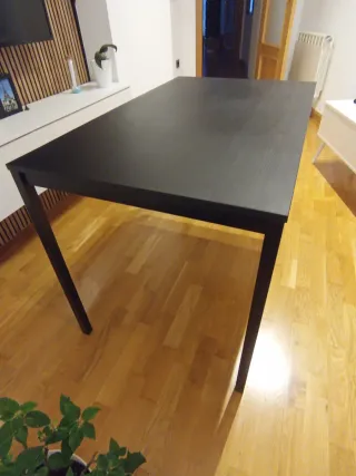 Mesa Comedor Negra Ikea SANDSBERG