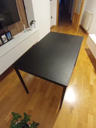 Mesa Comedor Negra Ikea SANDSBERG