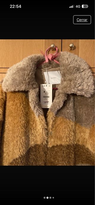 Chaquetón pelo patchwork sin estrenar. Precioso.