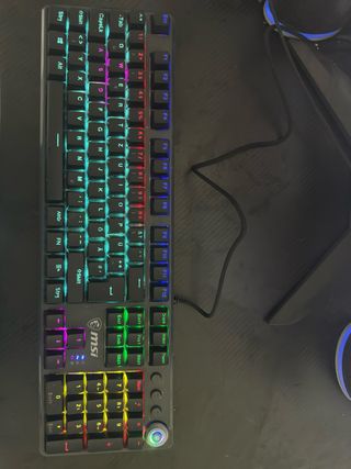 Teclado Gaming MSI Forge GK320 FR Negro